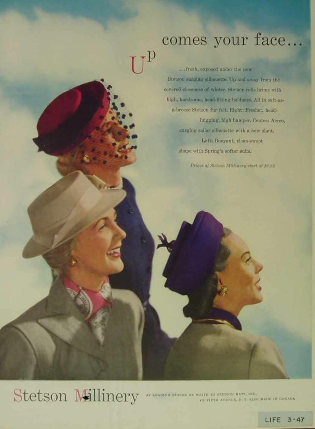 Ladies Winter Hats-1940s Style - The Vintage Inn